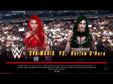WWE 2K20 Eva Marie Vs Harlow O' Hara