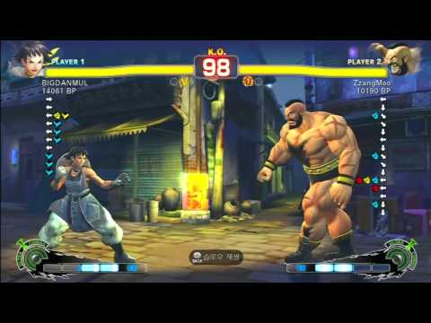 SSF4 Rank Match  BIGDANMUL (MK)  vs  ZzangMoo (ZA)