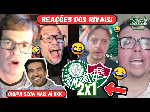 PRA RIR! 🤣 VEJA REAÇÕES DOS RIVAIS COM A VITÓRIA DO VERDÃO! SEGUE O LÍDER! PALMEIRAS 2x1 FLUMINENSE!