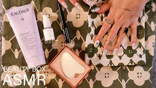 ASMR Beauty Box Unboxing ✨ My Little Box (🎧 soft spoken/whisper, tapping, scratching)