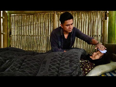 Ill and alone, an elderly woman in an abandoned house finally receives .