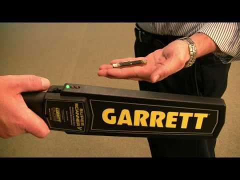 Garrett Hand Held Metal Detector Super Scanner V