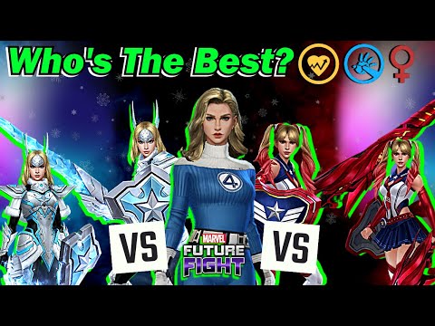 Invisible Woman vs Sharon Rogers — Best Blast Human Female ABX Pick? | Marvel Future Fight