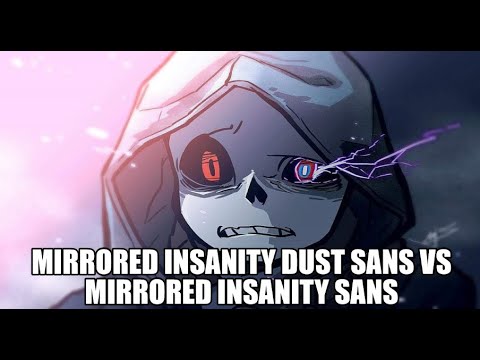 Mirrored Insanity-Dust Sans vs Insanıty Sans #shorts