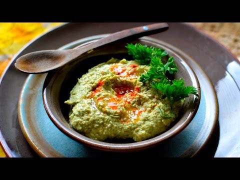 Goddess Hummus - Green Parsley & Vegan (2 minutes)