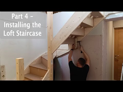 Loft Staircase part 4 - Building the stairs!