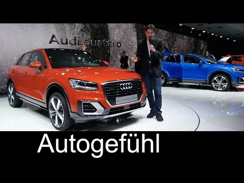 Audi Q2 REVIEW premiere Exterior/Interior/Colours all-new small SUV neu