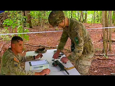 Utah HR Experts Race to Quickly Disassemble and Reassemble M4 Rifles