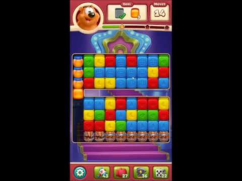 Toon Blast Level 2457 - NO BOOSTERS 🐻🐺🐱 | SKILLGAMING ✔️