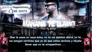 Farruko - "Mañana te Llamo" con Letra ★New Reggaeton 2011★