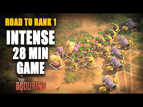 My Most INTENSE Game Yet! - Road to Rank 1 | The Scouring RTS Gameplay