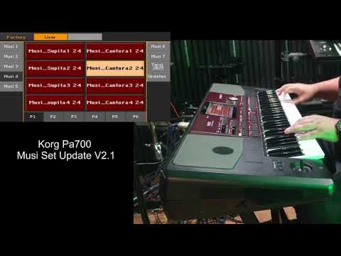 Musi Set V2.1 Update for KORG PA700