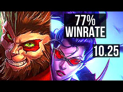 WUKONG vs VAYNE (TOP) | 77% winrate, 5/1/1 | EUW Master | v10.25