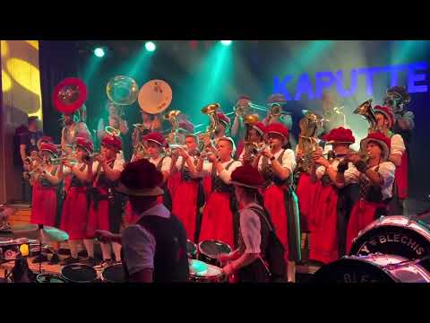 Heavy Blechis aus dem schönen Wutachtal in Kirchen Hausen bei der Kaputten13 Party 28.1.23