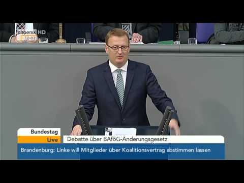 Bundestag: Debatte zur Änderung des BAföG mit Johanna Wanka am 09.10.2014
