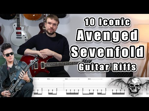 10 Iconic AVENGED SEVENFOLD Guitar Riffs (with Tabs)