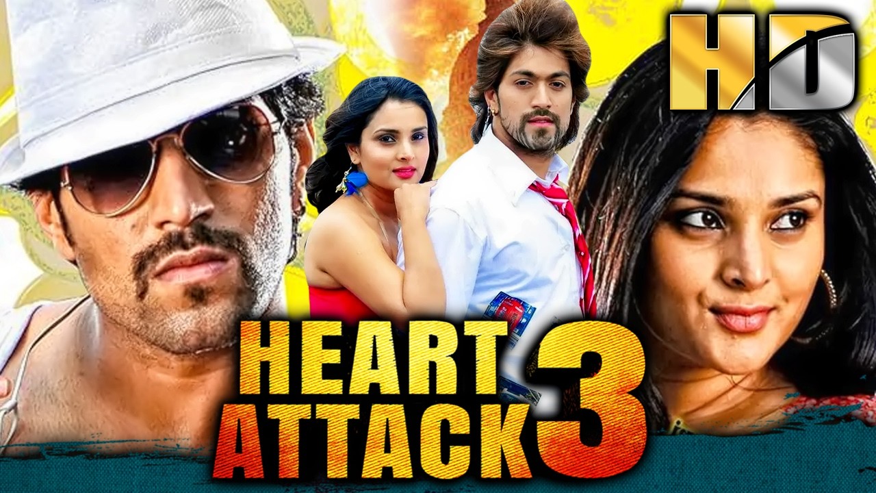 Heart Attack 3 - हार्ट अटैक 3 (HD) | यश की  साउथ सुपरहिट हिंदी डब्ड मू