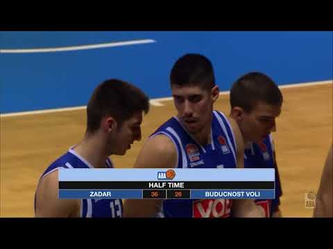 ABA Liga 2017/18 highlights, Round 12: Zadar - Budućnost VOLI (15.12.2017)