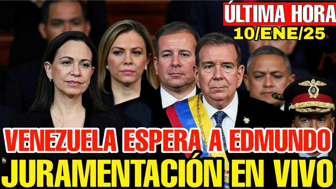 POR FIN EDMUNDO GONZÁLEZ ES PRESIDENTE DE VENEZUELA DESDE HOY JURAMENTACIÓN EN VIVO  HOY 10/01/25