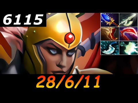 Dota 2 Legion Commander 6115 MMR 28/6/11 (Kills/Deaths/Assists) Ranked Full Gameplay