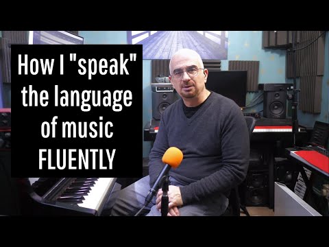 Fluency in the language of music on the keys - my common sense model of musical language