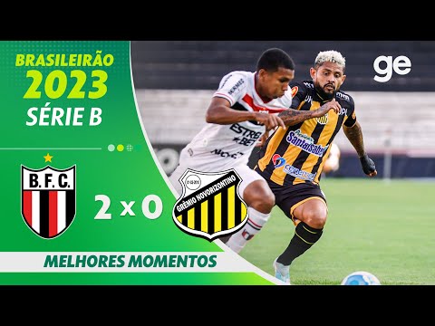 Gols e lances de Botafogo-SP x Novorizontino