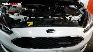 2012-2019 Ford Focus - How to Open Hood with a Dead Battery