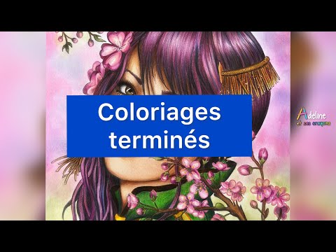 Coloriages terminés du mois de Juin