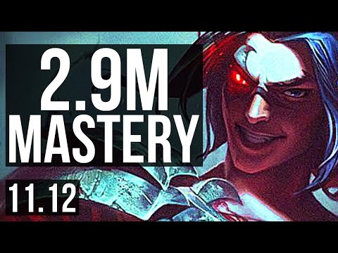 KAYN vs MASTER YI (JUNGLE) | 2.9M mastery, 7/1/8, 900+ games, Dominating | BR Master | v11.12