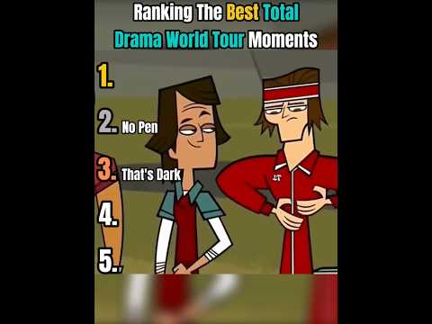 Ranking The Best Total Drama World Tour Moments#tdi#tda#tdwt#tdroti#tdas#totaldrama#totaldramaaction