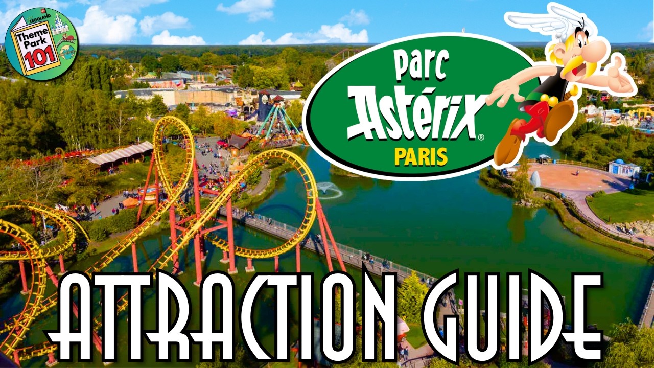 Parc Asterix RIDES & ATTRACTIONS - Incredible Theme Park near Paris, France