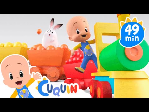 Aprenda cores com o trem colorido de Cuquin | Cocotoons Brasil