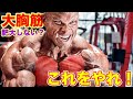 大胸筋に一瞬でバチバチに入るようになる方法アクチベーション【筋トレ】