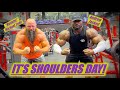 MICHAEL TODD ATTEMPTS BODYBUILDING PRO ANDREW JACKED'S SHOULDER WORKOUT!