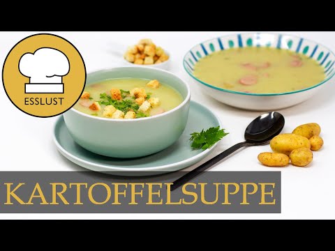 Schnelle KARTOFFELSUPPE mit nur 3 ZUTATEN