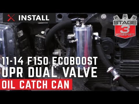 2011-2014 F-150 3.5L EcoBoost UPR Dual-Valve Billet Catch Can Install