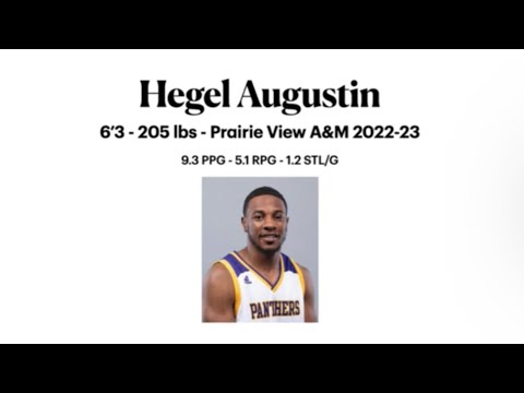 Hegel Augustin PVAMU 2022-23 Season Highlights