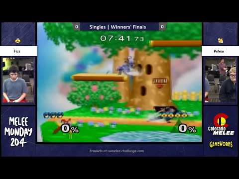Melee Monday 204 Singles  WF Fizz (Sheik) vs. Polear (Marth)