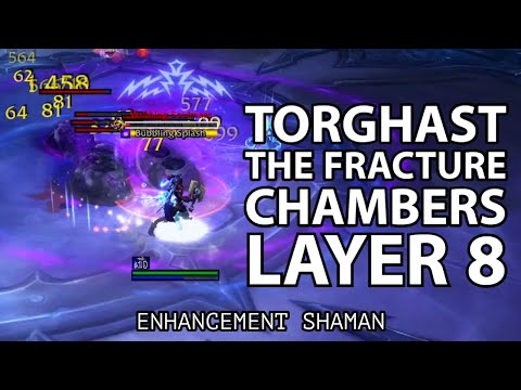 The Fracture Chambers Layer 8 - Torghast - Enhancement Shaman Full Run Gameplay