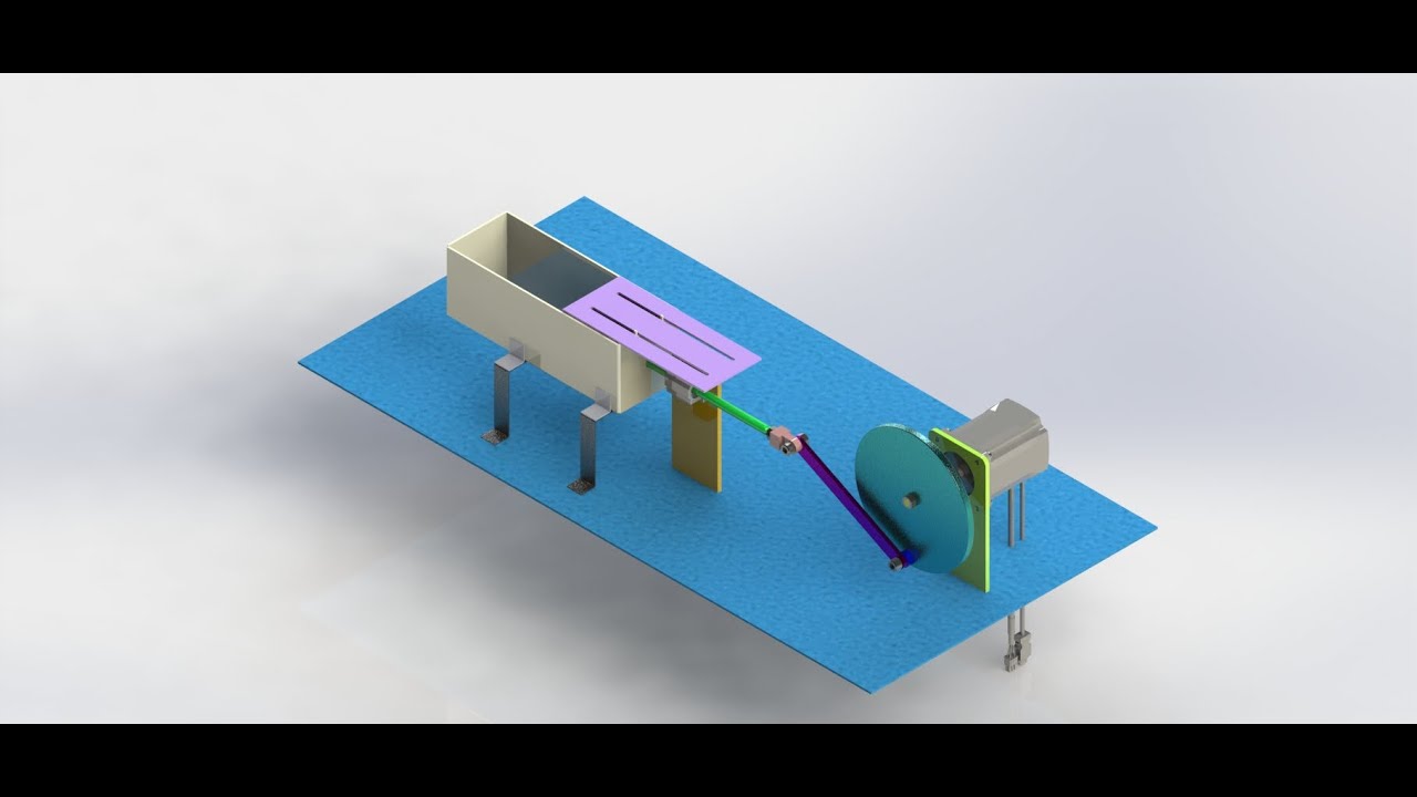 Crank and connecting rod 3D Model