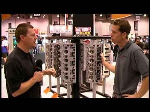 GM Explains the LSX vs. LS7 Head @ SEMA 2008