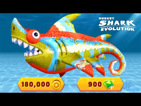 SHARKELEON unlocked in Hungry Shark Evolution
