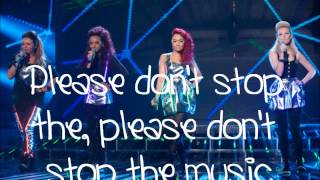 Little Mix- Please Don&#39;t Stop The Music- Lyrics [X-Factor]