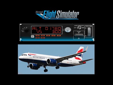 FS2020: Using the Logitech Multi Panel with the A320neo - Great Fun!
