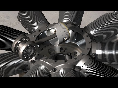 Clerget 9B Assembly Movie (HD)