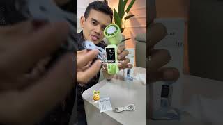 Kipas pendingin portable layar besar, 3 kecepatan, lipat 180 derajat, cocok untuk rumah dan kerja