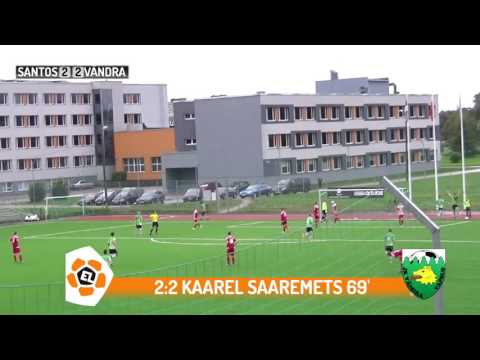 24. voor: Tartu FC Santos - Vändra JK Vaprus 2:2 (1:0)