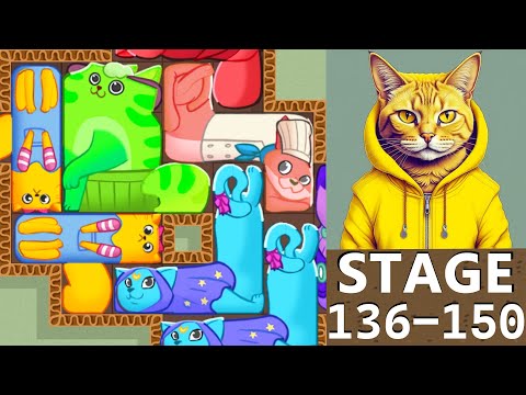 Stage 136-150 | Puzzle Cats | 4K