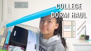 COLLEGE DORM HAUL + STAYING ORGANISED AT UNI *aka a lot of muji* | studycollab: Alicia