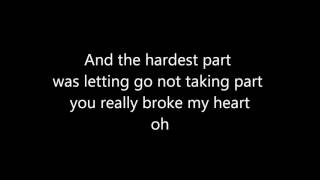 Coldplay - The hardest part (con letra)(with lyrics)